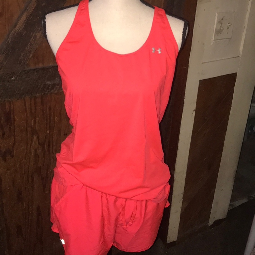 Under arm-our heat gear outfit